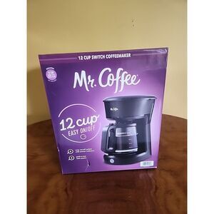Mr. Coffee 12 Cup Switch Coffee Maker - Black